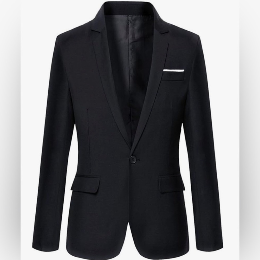 ☀️3/$15 Beninos Slim Fit Blazer Medium - Picture 2 of 7
